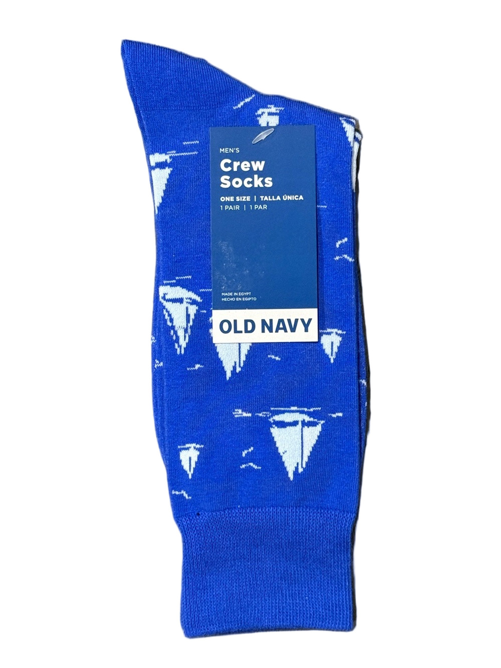 3/$18 Sailboats Funny Novelty Crew Socks - NWT